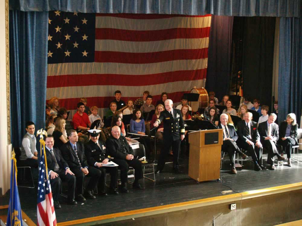 Principal speaker, Rear Admiral John Hines Jr.